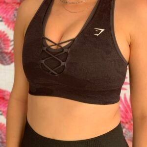 Gymshark - Adapt camo seamless brassière (S/36)