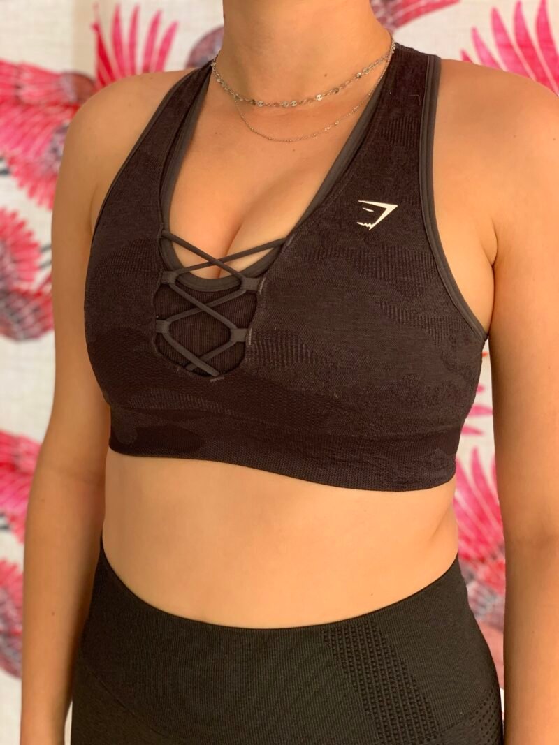 Gymshark - Adapt camo seamless brassière (S/36)