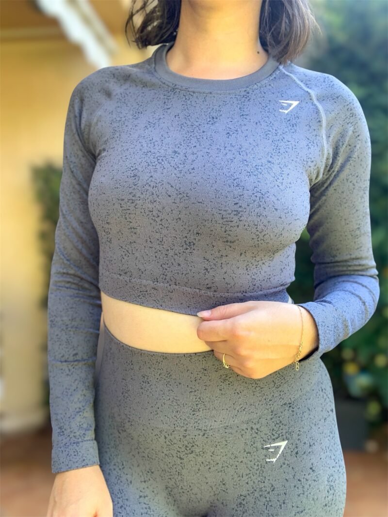 Gymshark - Adapt fleck seamless crop top (M/38)