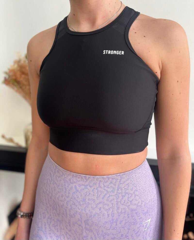 Stronger - Signature crop top (L/40)