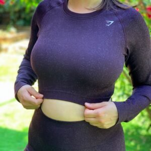 Gymshark - Adapt fleck seamless crop top (L/40)