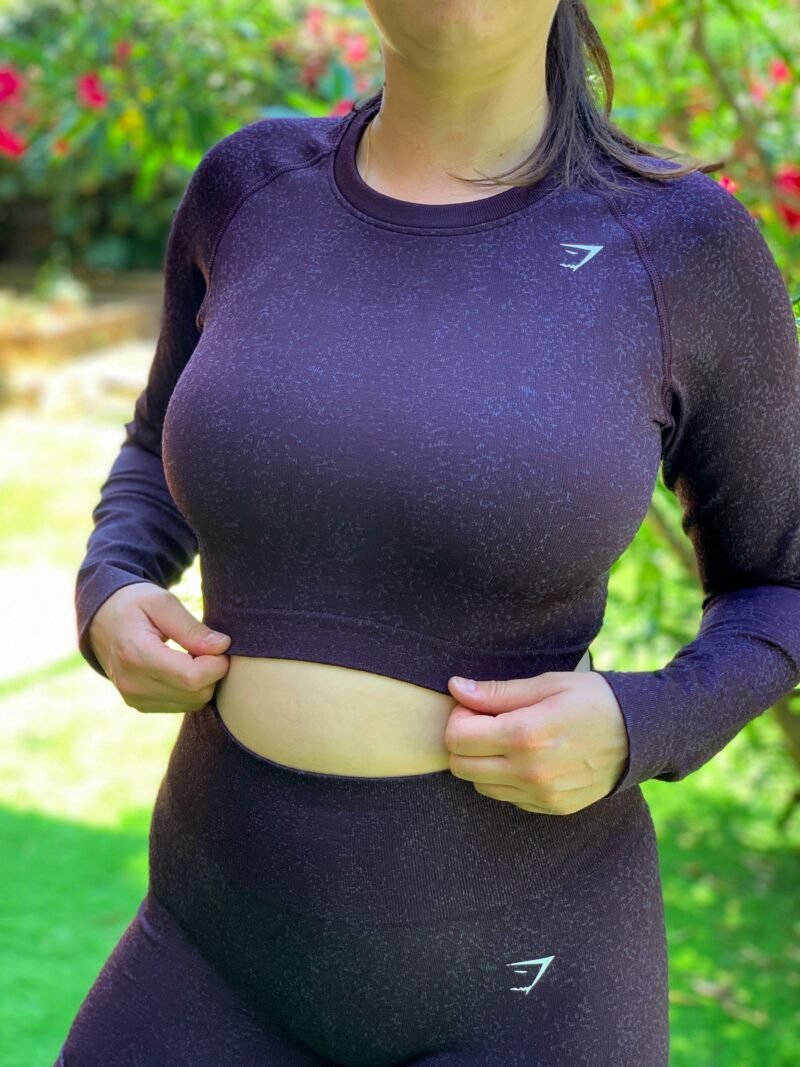 Gymshark - Adapt fleck seamless crop top (L/40)